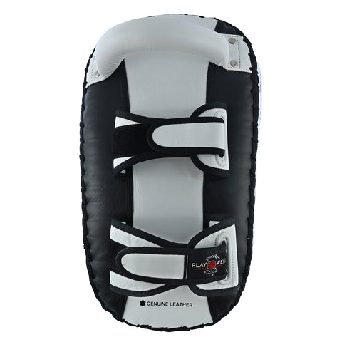 Playwell Elite "Logos V2" Leather Curved Thai Pad - Single