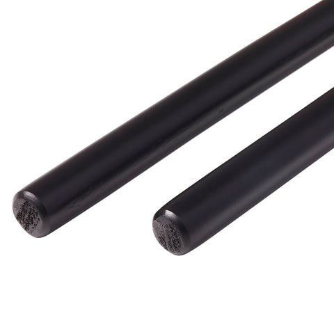 Competition Wooden Speed Nunchucks Chain 11" - Black
