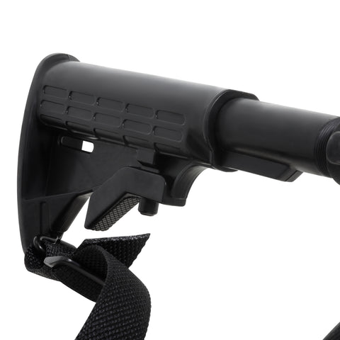 Realistic TP Rubber M4 Rifle Training Gun : Black ( E400 ) 35" -