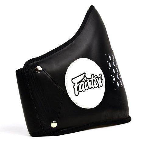 Fairtex BPV1 Leather Standard Belly Pad - All Black