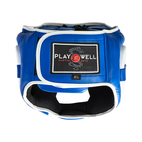 Playwell Muay Thai "K1 Series" Leather Head Guard
