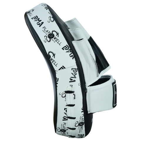 Playwell Elite Light Curved Leather "Logos" Boxing Focus Pads