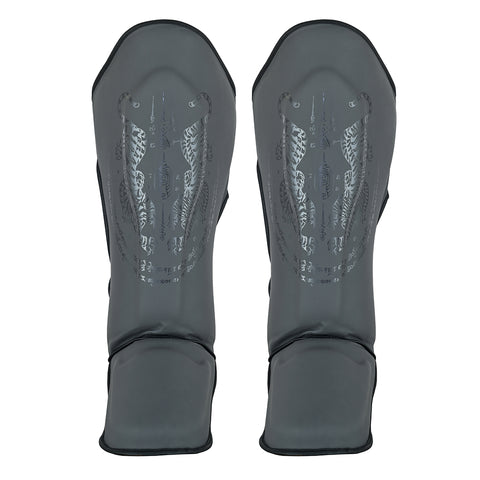 PMA Twin Tigers MMA Sparring Gloves & Shin Pads Set - Grey
