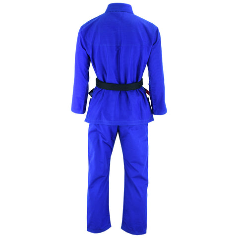 Playwell Adults Mens Pro Elite BJJ Jiu Jitsu Gi - Blue