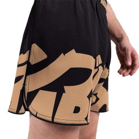 Scramble Baka Grappling Fight Shorts - Gold