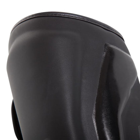 Venum Muay Thai Stand Up Elite Shin Guards - Black/Black