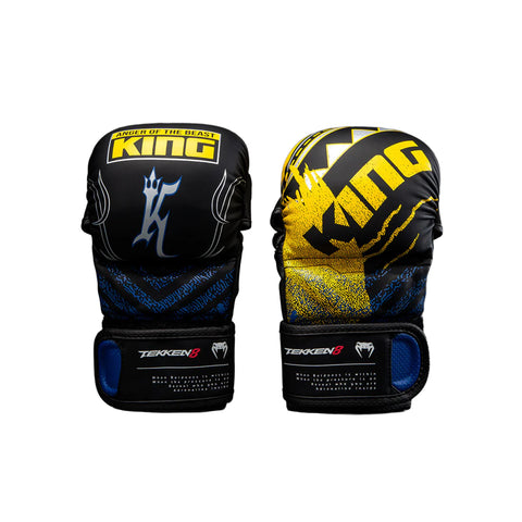 Venum x TEKKEN 8 MMA Sparring Gloves - King Black/Yellow - 7oz