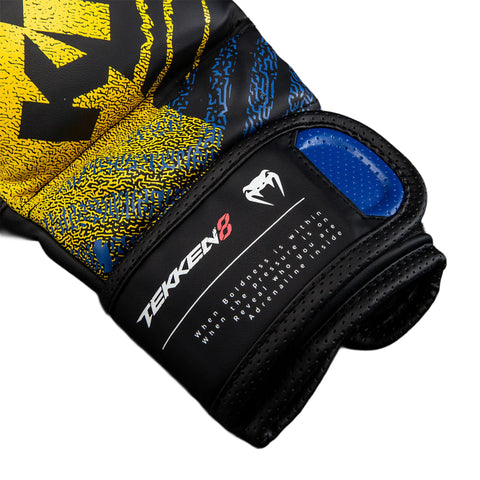 Venum x TEKKEN 8 MMA Sparring Gloves - King Black/Yellow - 7oz