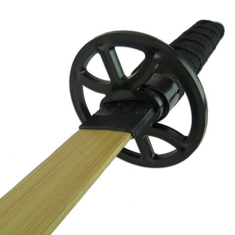 Bamboo Wooden Adults Natural Bokken W Scabbard