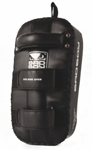 Bad Boy Premium Muay Thai Kick Pad - Black/White ( Singles )