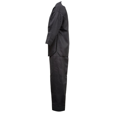 Elite Black V neck Pull Over Diamond Uniform - Adults