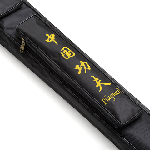 Playwell Double Universal Nylon Sword Case -Black / Red kanji