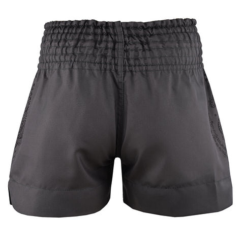 Twin Tiger Satin Muay Thai Competition Fight Shorts - Grey