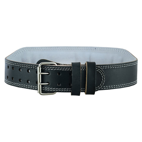 Pro Weight Training Range: Leather 4" Weight Lifitng Belt