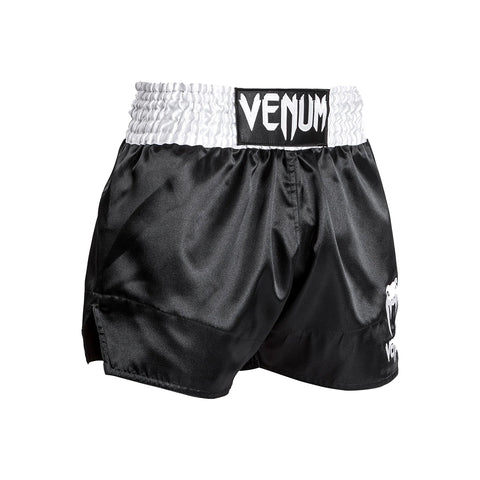 Venum Classic Muay Thai Shorts - White/Black
