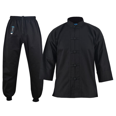 Adults Kung Fu Medium Weight 9oz Suit - Black