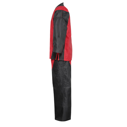 Elite Splice V-Neck Team Uniform - Red/Black