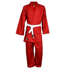 Deluxe 9oz Karate Polycotton Uniform : Red Adults