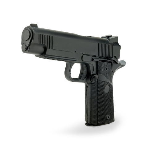 Realistic TP Rubber Hand Gun  W/ Removable Magazine