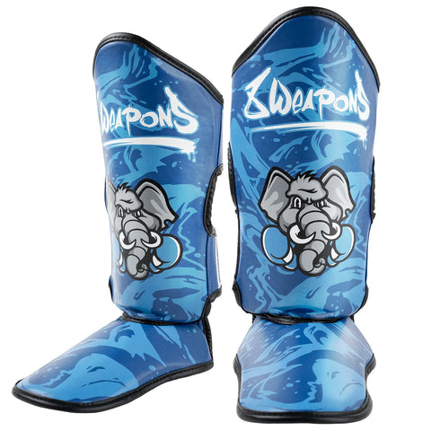 8 Weapons Kids Jipe Muay Thai Shin Guards