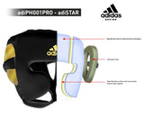 Adidas Adistar Pro Boxing Head Guard - Black/Gold