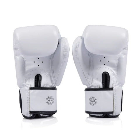 Fairtex BGV1C White Universal Microfibre Boxing Gloves