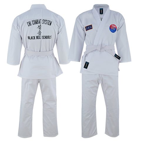 Official Adults Chi Combat White Students Uniform