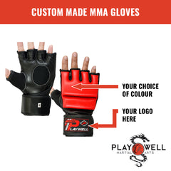 Custom Made Martial MMA Gloves -  Your Logo