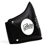 Fairtex BPV1 Leather Standard Belly Pad - All Black