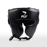 FLY Boxing Knight X Sparring Head Guard -  All Black