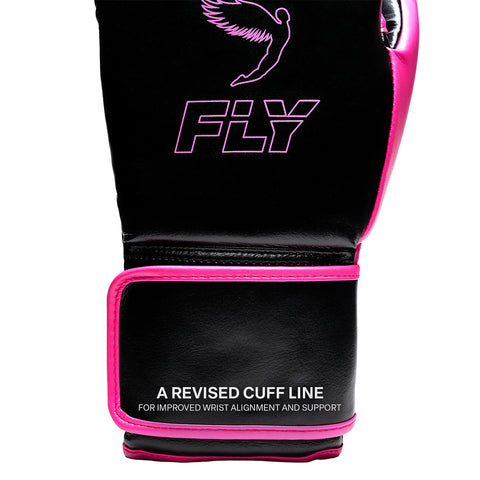 FLY Boxing Superloop X2 Sparring Gloves -Black/Pink