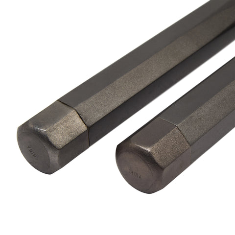 Heavy Aluminium Nunchaku With Chain: Dark Grey