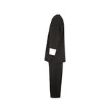 Kids Kung Fu Medium Weight 9oz Suit - Black/White