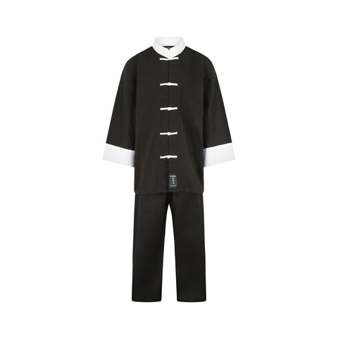 Adults Kung Fu Suit - Black/White