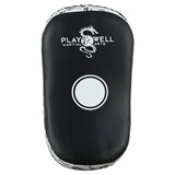 Playwell Elite "Logos V2" Leather Curved Thai Pad - Pair