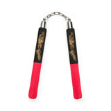 NR-030: Foam Nunchaku with Metal B.B. Red / Black Dragon