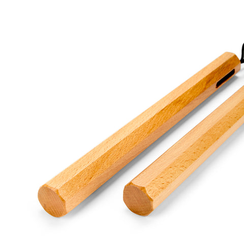 NR-036: Nunchaku Octangonal with Cord: Red Oak