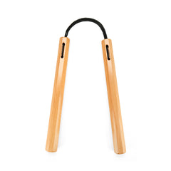 NR-036: Nunchaku Octangonal with Cord: Red Oak