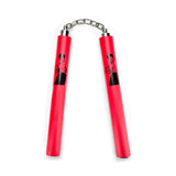 NR-021A: Foam Nunchaku with Metal B/Bearing. All Red Bruce Lee -