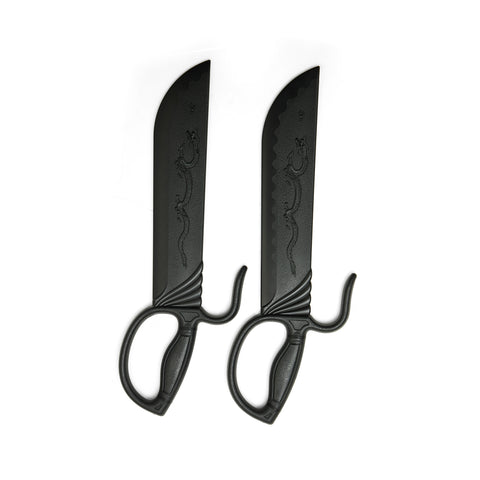 Black Polypropylene Dragon Wing Chun Knives