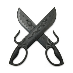 Black Polypropylene Dragon Wing Chun Knives