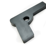 Standard  Rubber Hand Gun : Black