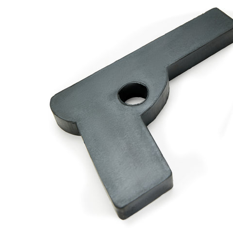 Standard  Rubber Hand Gun : Black