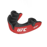 Opro UFC Kids Silver Self Fit Mouth Guard - Red