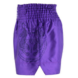 Twin Tiger Satin Muay Thai Competition Fight Shorts  - Purple
