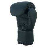 Kids Twin Tigers Muay Thai Boxing Gloves & Shin Pads Set - Black
