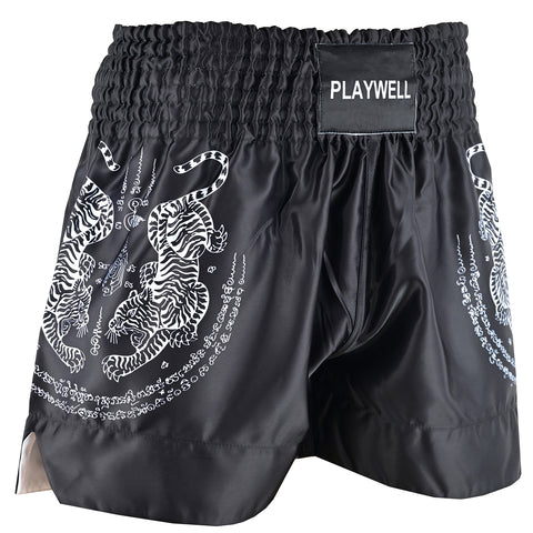 Twin Tigers Full Muay Thai Boxing Sparring Starter Set - Black