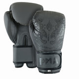 Twin Tigers Muay Thai Boxing Gloves, Shin Pads & Shorts - Grey