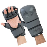 PMA Twin Tigers MMA Sparring Gloves & Shin Pads Set - Grey