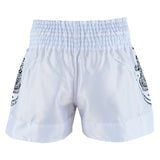 Twin Tigers Muay Thai Boxing Gloves, Shin Pads & Shorts - White